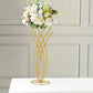 2ft Tall Gold Metal Mermaid Tail Flower Frame Table Centerpiece, Wedding Floral Display Stand