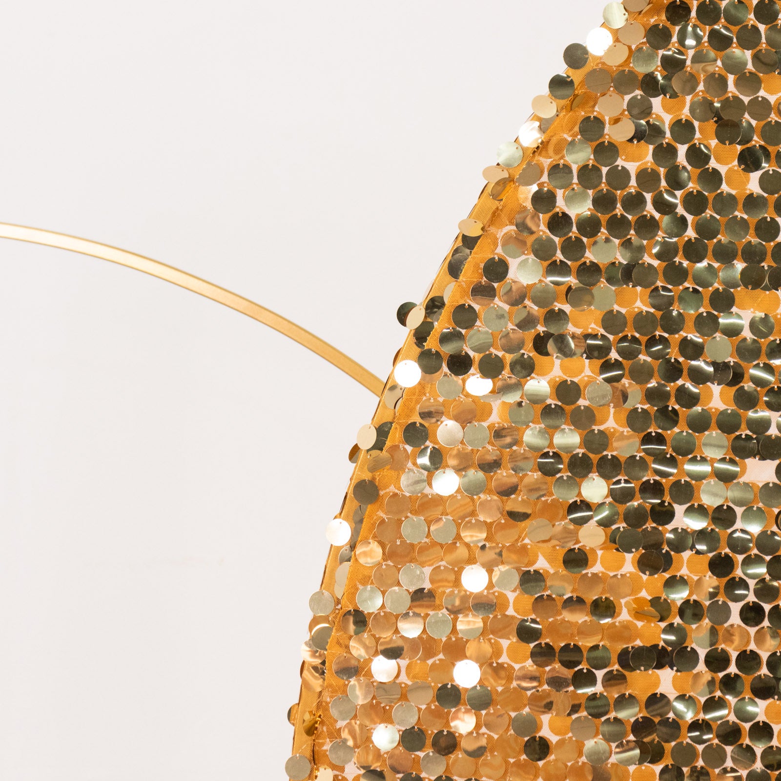 Gold sequin backdrop for wedding arch cover.