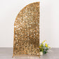 6ft Gold Double Sided Big Payette Sequin Chiara Wedding Arch Cover For Half Moon Backdrop Stand