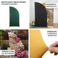 7ftx3ft Matte Nude Fitted Spandex Half Moon Wedding Arch Cover, Custom Fit Chiara Backdrop Stand Cover