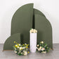 Dusty sage green wedding arch cover set for backdrop stands.