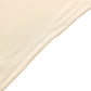 8ft Beige Spandex Fitted Wedding Arch Cover For Half Moon Top Chiara Backdrop Stand