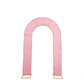 7ft rose gold shimmer tinsel wedding arch cover backdrop.
