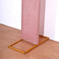 7ft Rose Gold Shimmer Tinsel Wedding Arch Cover with Double-Sided Design