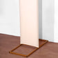 Blush spandex fitted open arch cover for weddings, double-sided backdrop slipcover.