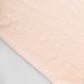 Blush spandex wedding arch cover, double-sided U-shaped backdrop slipcover.
