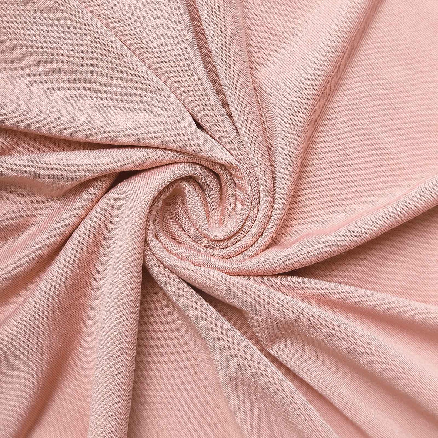 8ft Dusty Rose Spandex Fitted Wedding Arch Cover, Double-Sided U-Shaped Slipcover