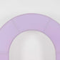 8ft Lavender Lilac Spandex Fitted Open Arch Wedding Arch Cover, Double-Sided U-Shaped Backdrop Slipcover