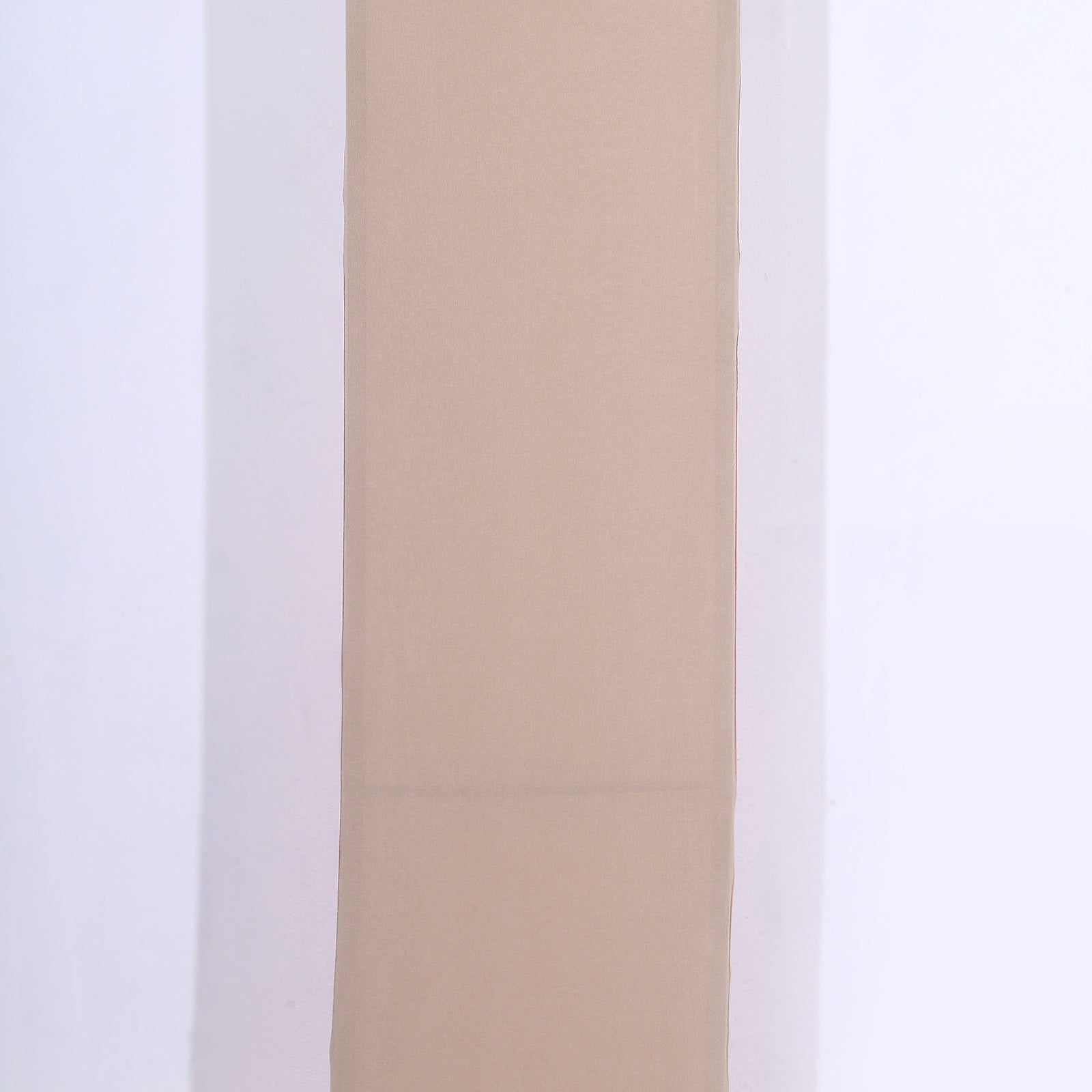 Nude spandex fitted open arch wedding arch cover backdrop.