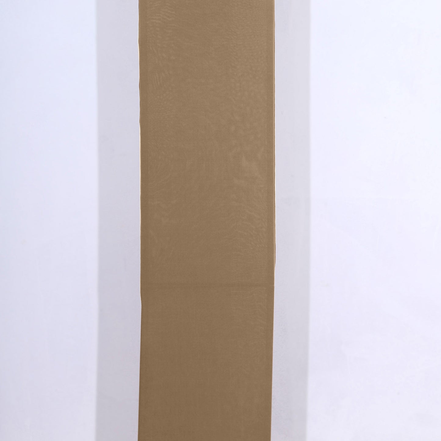 Taupe spandex fitted wedding arch cover backdrop slipcover.