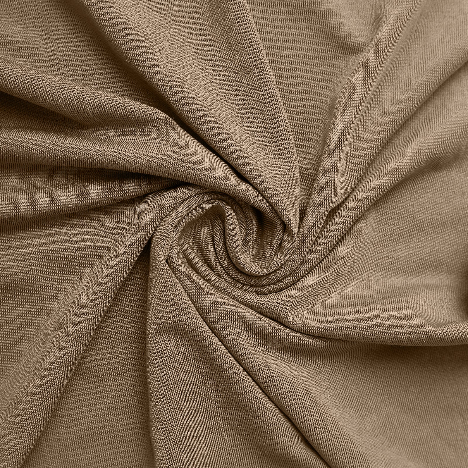 8ft taupe spandex fitted wedding arch cover backdrop slipcover