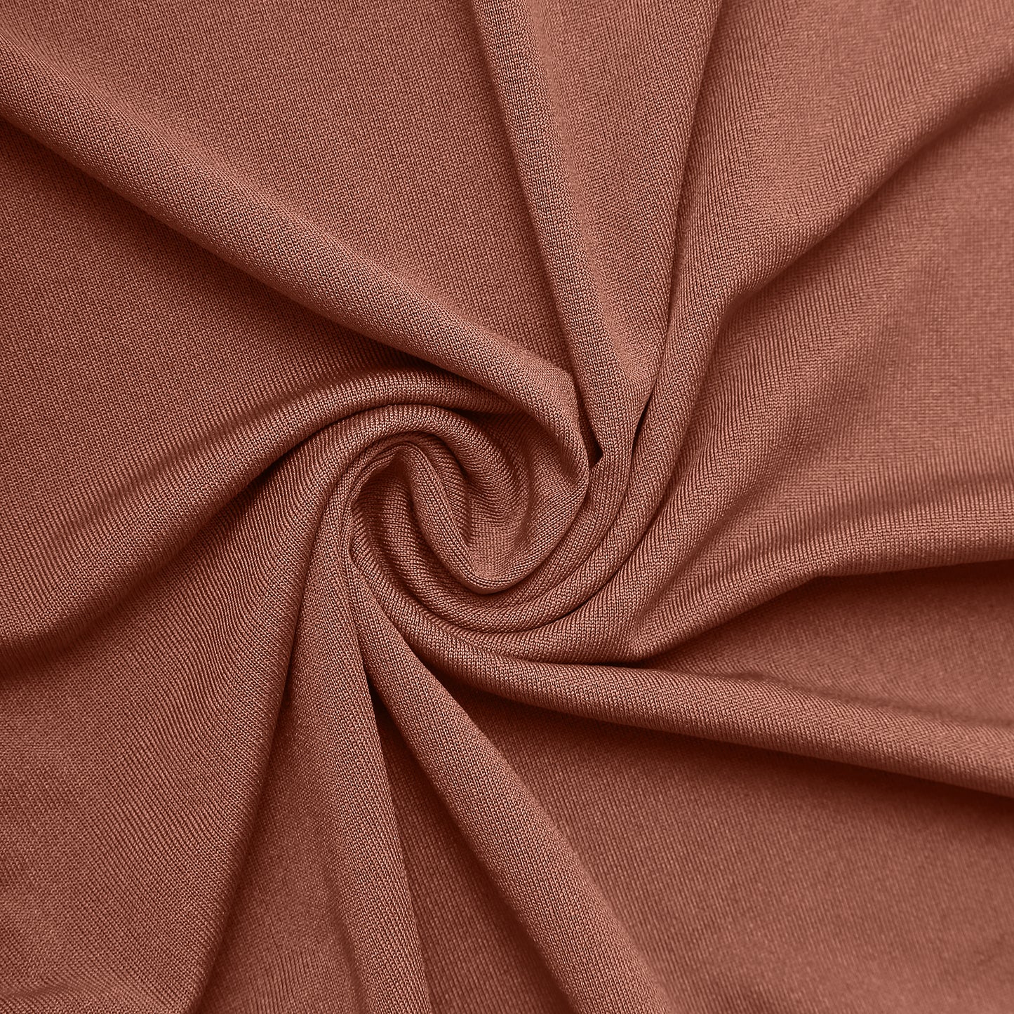Terracotta spandex fitted wedding arch cover, double-sided slipcover.