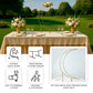 4ft Gold Metal Half Crescent Moon Wedding Arbor Frame, Table Top Centerpiece Curved Design Arch Flower Balloon Stand