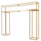 5ft Over the Table Stand in Gold, Freestanding Rectangular Double Frame Over the Table Rod for Floral Balloon Décor