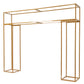 5ft Over the Table Stand in Gold, Freestanding Rectangular Double Frame Over the Table Rod for Floral Balloon Décor