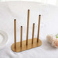 10" Gold Metal Minimalist Single Stem Flower Vase Centerpiece, 5-Tubes Bud Vase