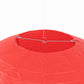 10 Pack Red Round Hanging Paper Lanterns, 30" Chinese Sky Lanterns for Wedding, Party & Event Decora