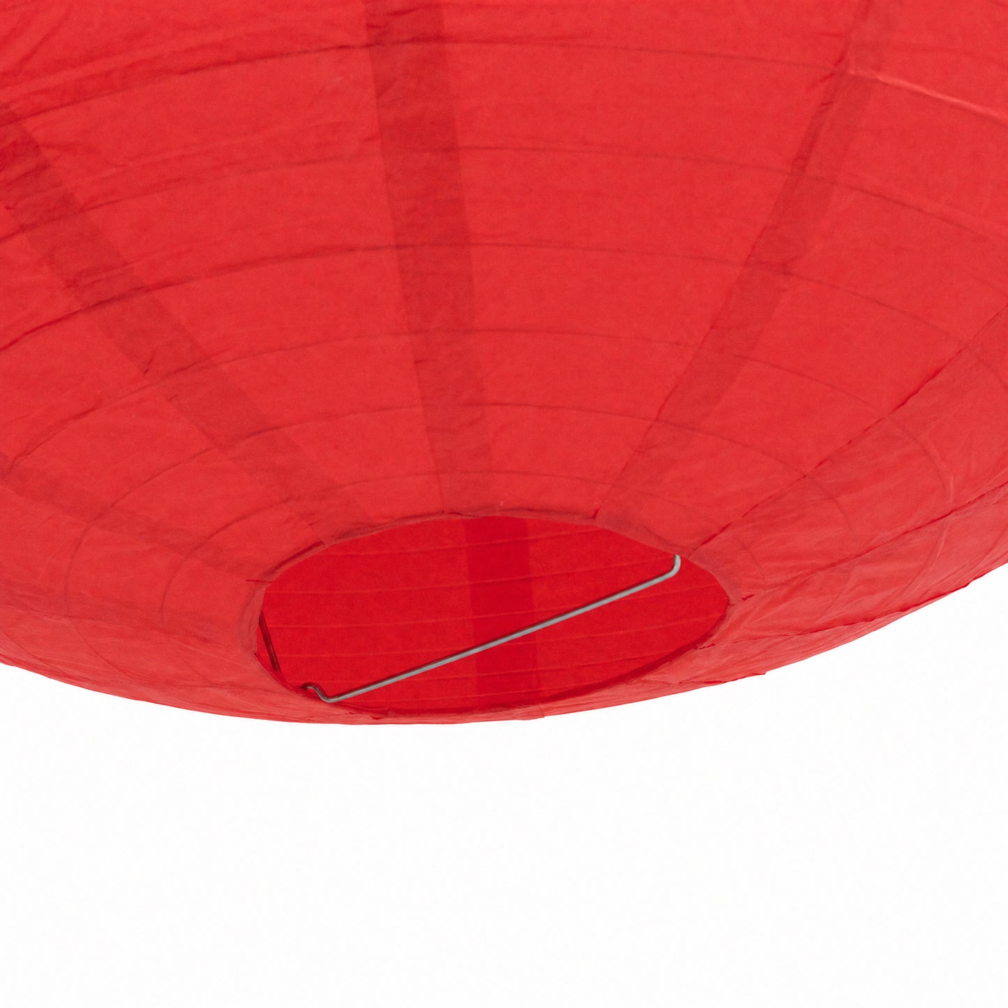 10 Pack Red Round Hanging Paper Lanterns, 30" Chinese Sky Lanterns for Wedding, Party & Event Decora