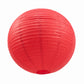 10 Pack Red Round Hanging Paper Lanterns, 30" Chinese Sky Lanterns for Wedding, Party & Event Decora