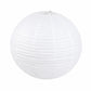 10 Pack White Round Hanging Paper Lanterns, 30" Chinese Sky Lanterns for Wedding, Party & Event Deco