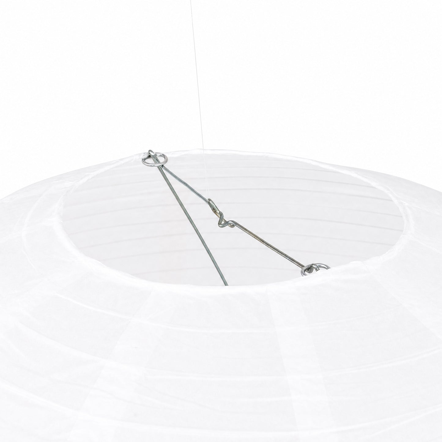 10 Pack White Round Hanging Paper Lanterns, 30" Chinese Sky Lanterns for Wedding, Party & Event Deco