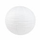 10 Pack White Round Hanging Paper Lanterns, 30" Chinese Sky Lanterns for Wedding, Party & Event Deco