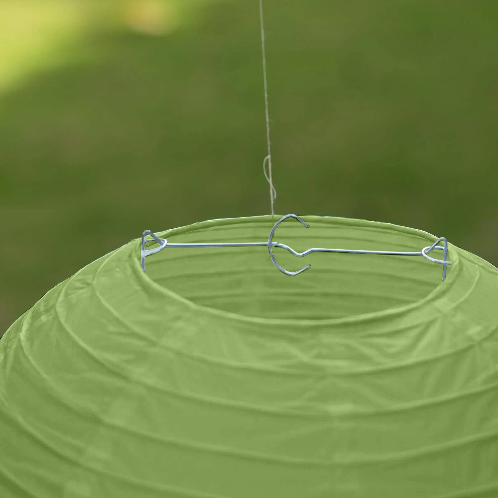 8-pk 6-14in Sage Green Hanging Paper Lanterns | TCFLinen