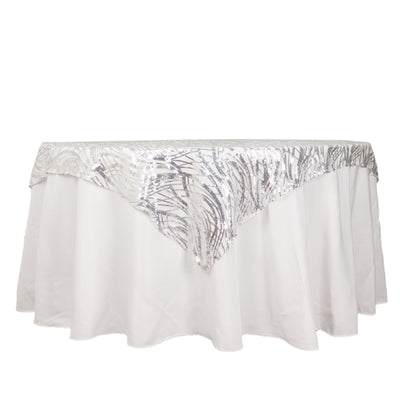 Stunning Visual Appeal of the Silver Wave Mesh Overlay