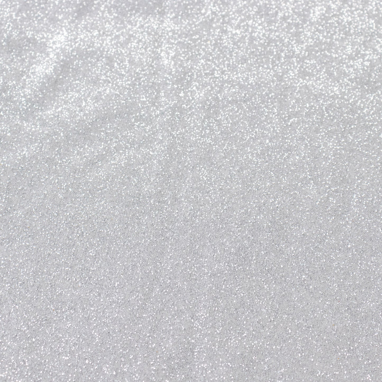 Silver glitter table overlay, perfect for festive events and celebrations.