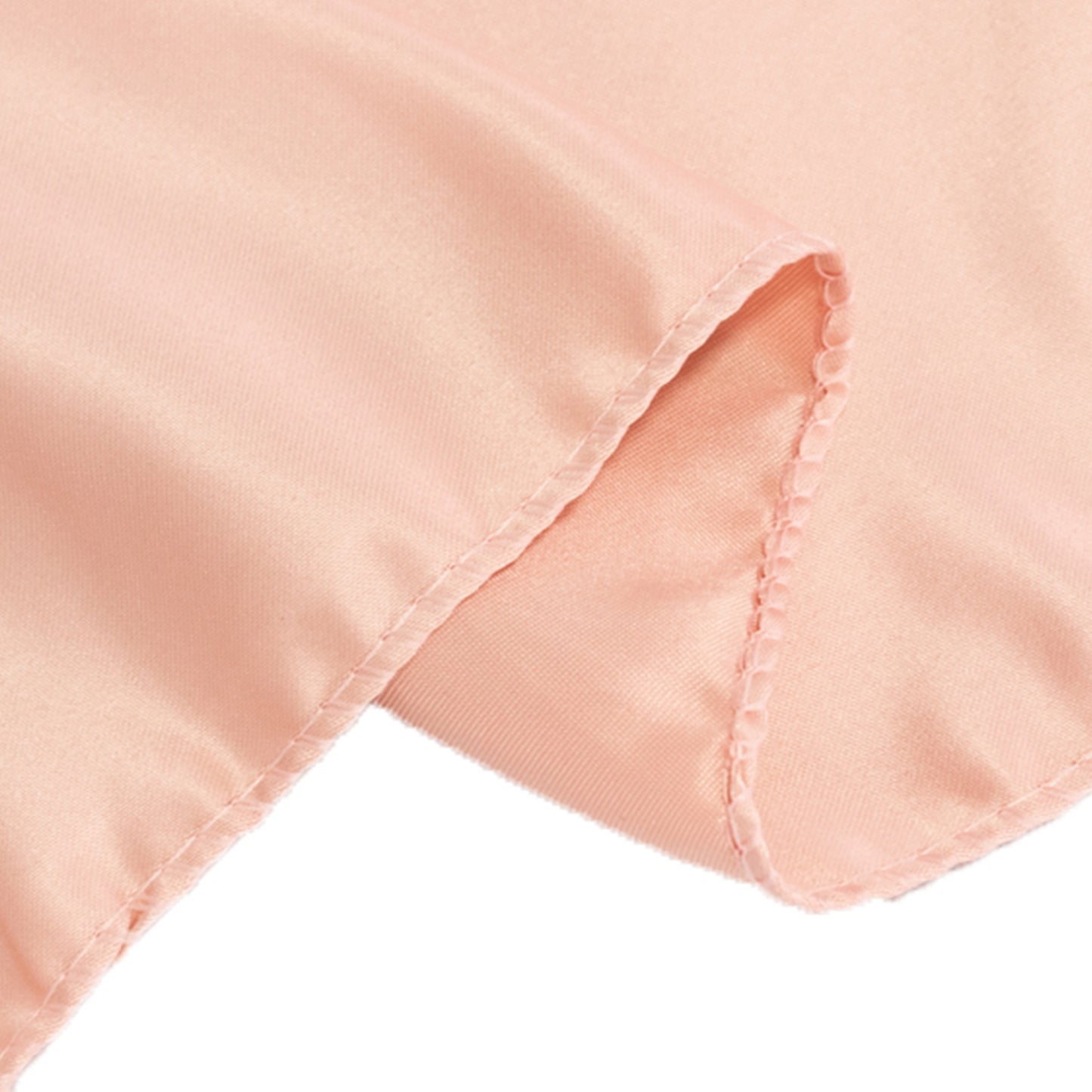 72"x72" Dusty Rose Lamour Satin Table Overlay, Square Tablecloth Topper