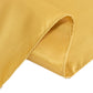 72"x72" Champagne Lamour Satin Table Overlay, Square Tablecloth Topper