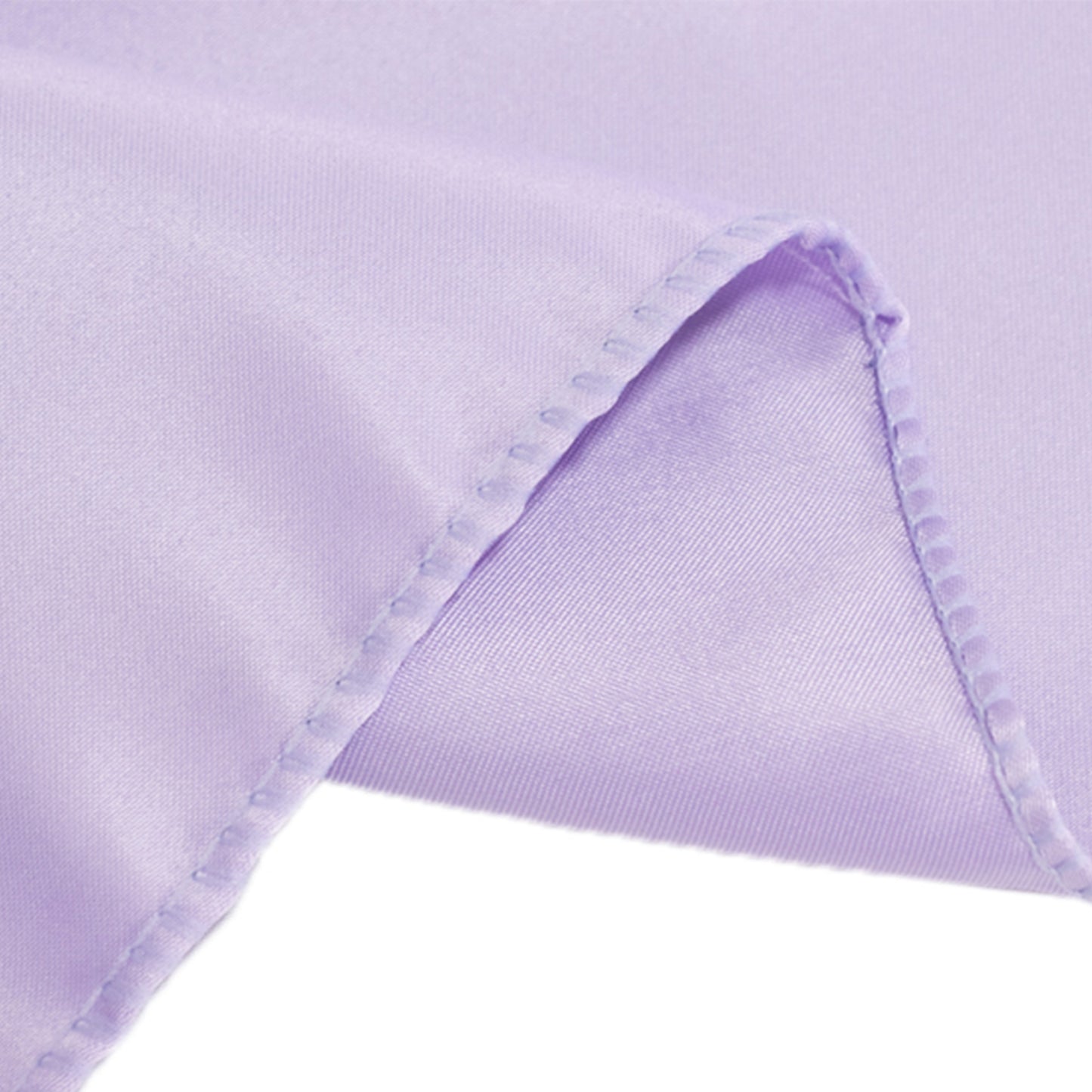72"x72" Lavender Lilac Lamour Satin Table Overlay, Square Tablecloth Topper