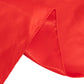 72"x72" Red Lamour Satin Table Overlay, Square Tablecloth Topper