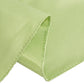 72"x72" Sage Green Lamour Satin Table Overlay, Square Tablecloth Topper