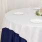 72"x72" White Lamour Satin Table Overlay, Square Tablecloth Topper