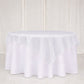 10 Pack White Organza Table Overlay 72"x72" - Sheer Table Topper