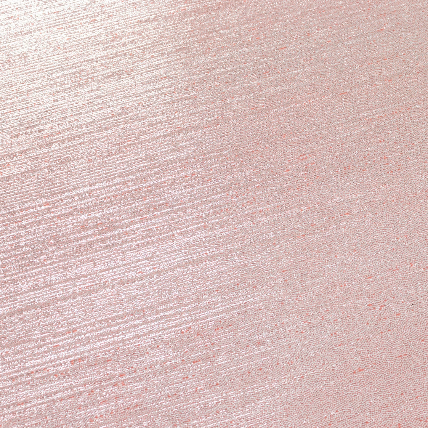 Rose gold shimmer sequin dots table overlay, wrinkle-free glitter topper.