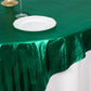 Hunter Emerald Green Shimmer Sequin Dots Table Overlay