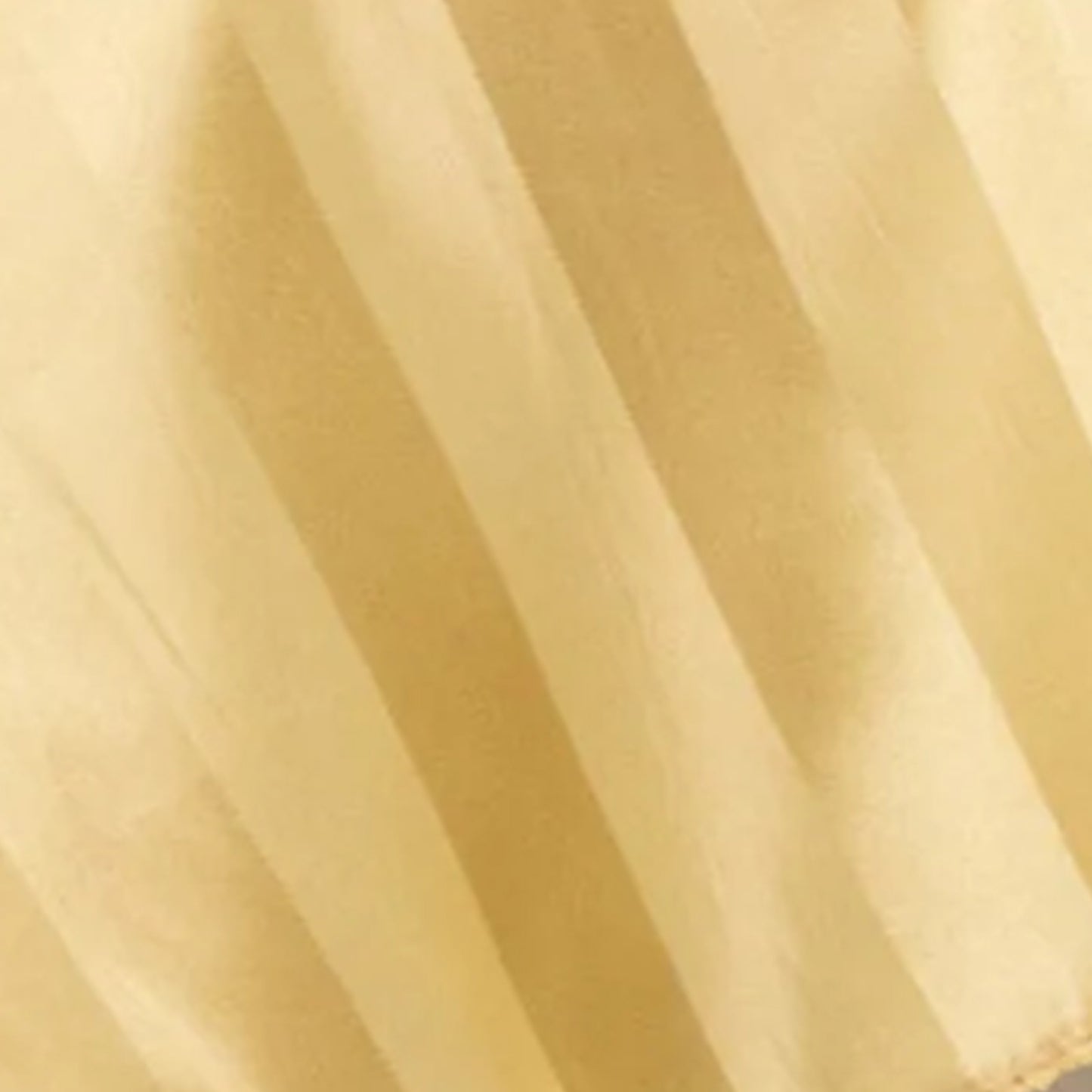 Champagne satin stripe square table overlay, smooth elegant table topper.