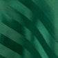 72"x72" Hunter Emerald Green Satin Stripe Table Overlay, Smooth Elegant Table Topper