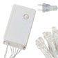 Clear 600 LED fish net lights with 8 modes, ideal for decoration.