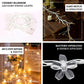 8.5ft Warm White Cherry Blossom Decorative LED Fairy String Lights, Battery-Operated Flower Party Lights
