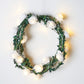 9ft Warm White 20 LED Artificial Rose Lace Flower Garland Vine Lights, Battery Operated String Lights
