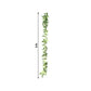 6ft lighted green rose leaf vine garland for home and wedding decor