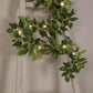 6ft lighted greenery garland string lights for home and wedding decor