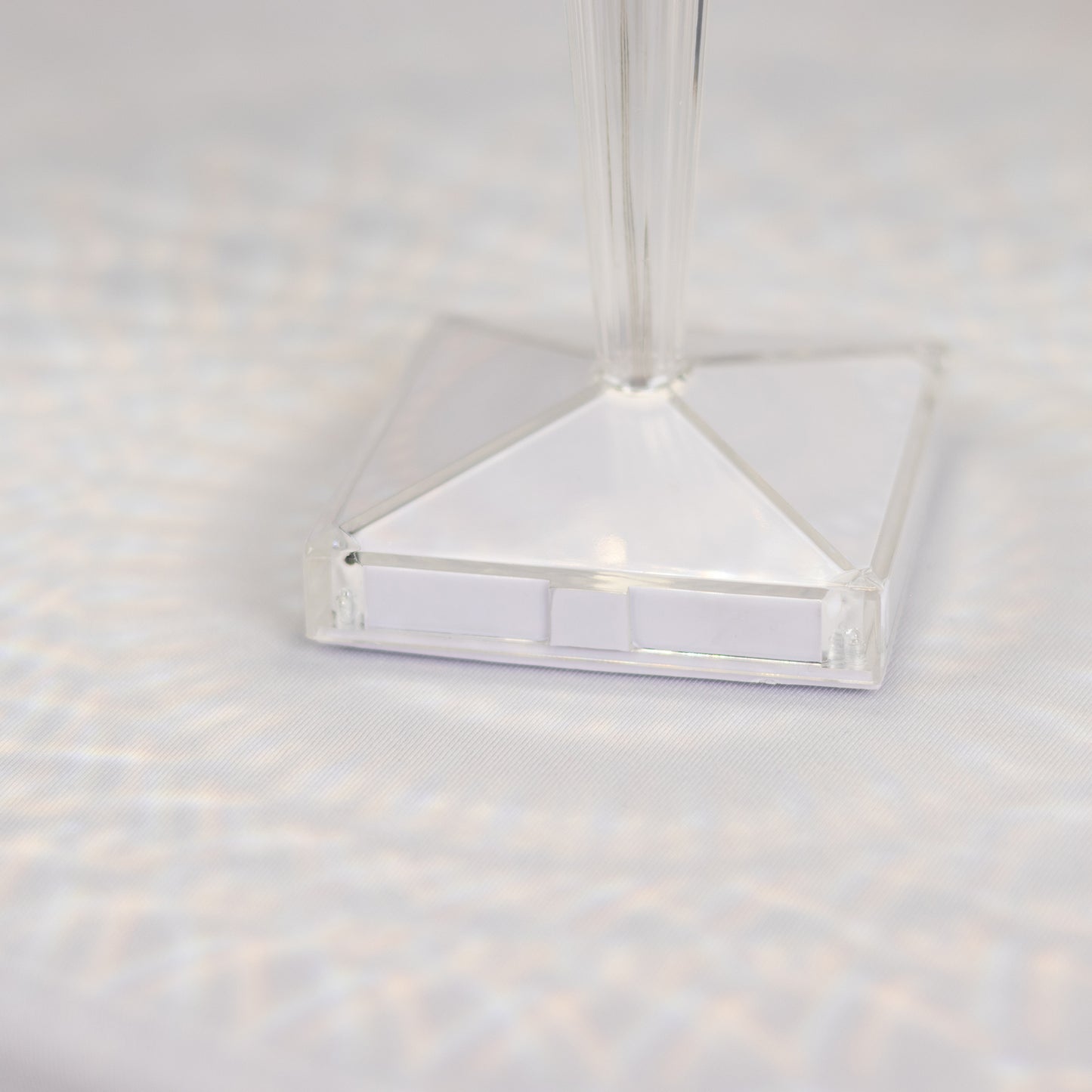 Color changing acrylic crystal cup shape table lamp with touch control.