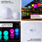 16" Inflatable garden lights in vibrant colors, perfect for outdoor use.