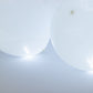 White round mini LED balls, waterproof balloon lights, 0.5" size.