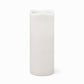 6 Pack White Flickering Flameless LED Pillar Candles, 10" Real Wax Wavy Top Battery Operated Candles