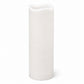 6 Pack White Flickering Flameless LED Pillar Candles, 12" Real Wax Wavy Top Battery Operated Candles